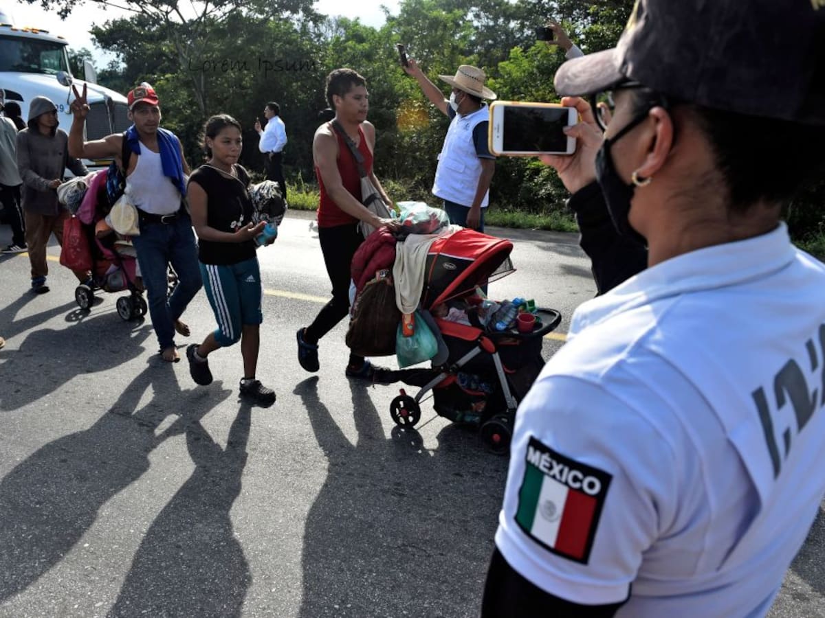 México rescata más de 200 migrantes de camión abandonado