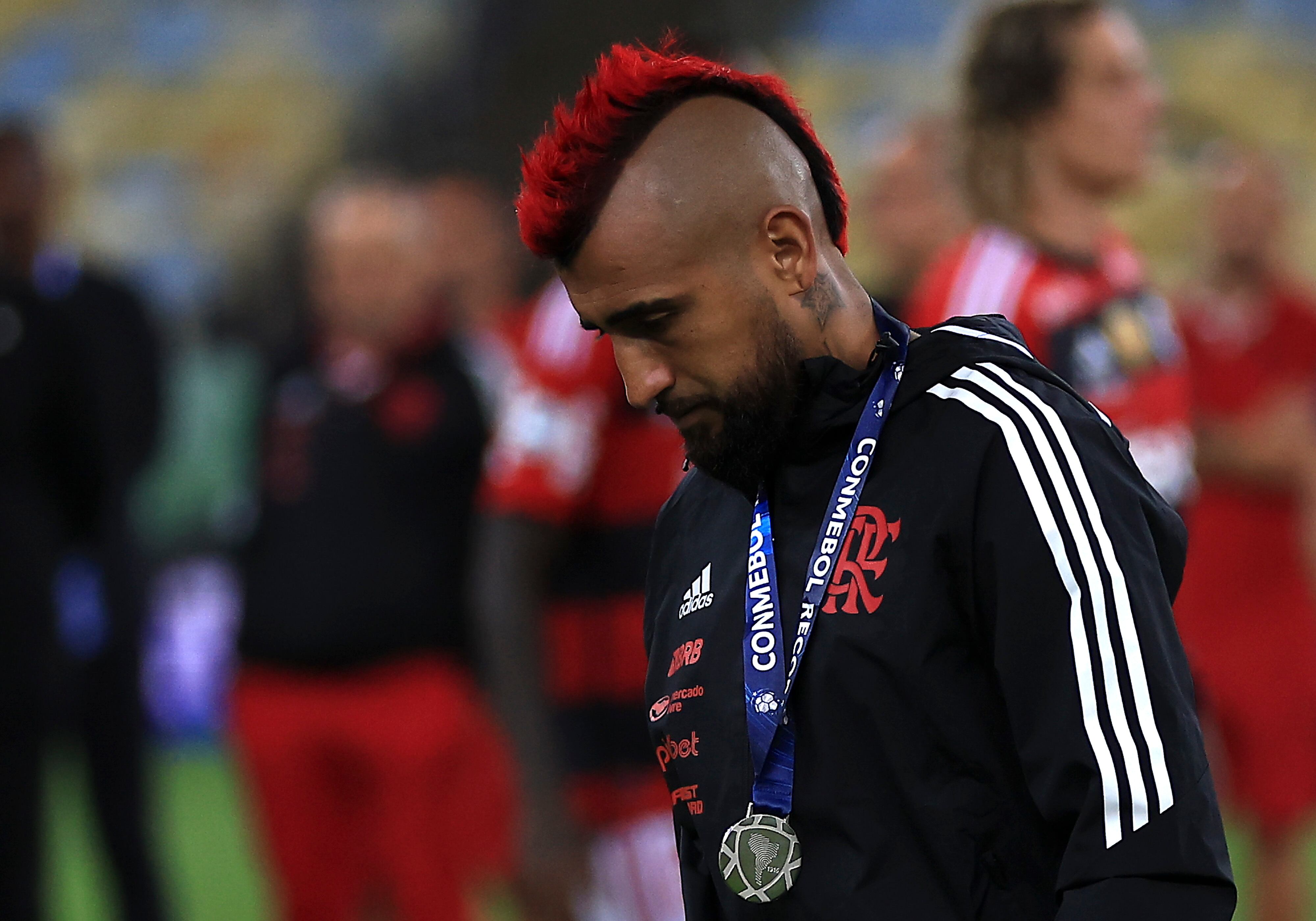 Arturo Vidal se fue por la puerta trasera del Flamengo | Getty Images