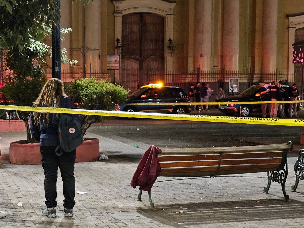 Balacera en el centro de Santiago: qué se sabe del incidente cerca del Metro Santa Ana