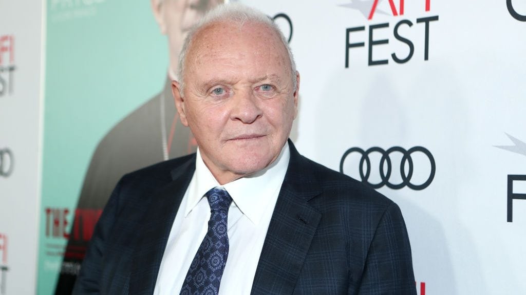 HOLLYWOOD, CALIFORNIA - NOVEMBER 18: Anthony Hopkins attends The Two Popes Gala Event at TCL Chinese Theatre on November 18, 2019 in Hollywood, California. (Photo by Rich Polk/Getty Images for Netflix)