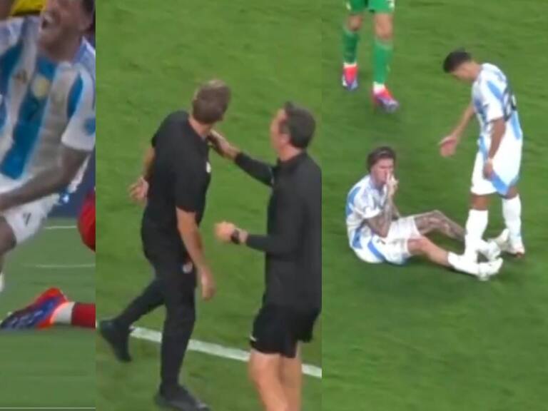 El feo show de Rodrigo De Paul ante Canadá: engañó al juez con grosera simulación y tuvo tenso cruce con DT rival