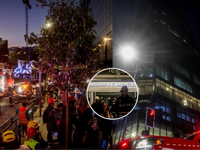 Ya está controlado: las imágenes del incendio que afectó a tienda del Costanera Center en Providencia