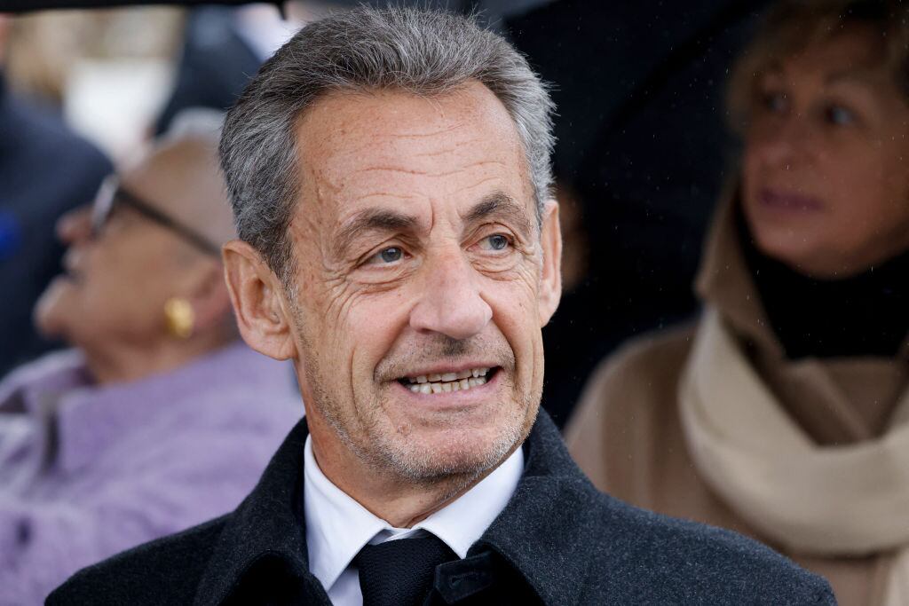El expresidente francés Nicolas Sarkozy, durante un evento en la ciudad de París, sentenciado por corrupción y tráfico de influencias
