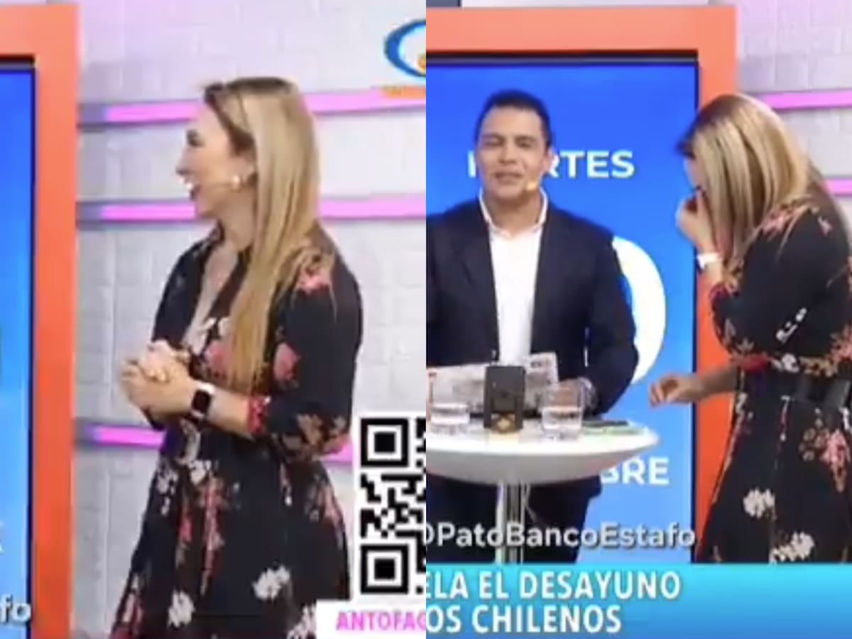 “Quedo como tul... ”: conductora sufre lapsus en pleno matinal y desata carcajadas en vivo