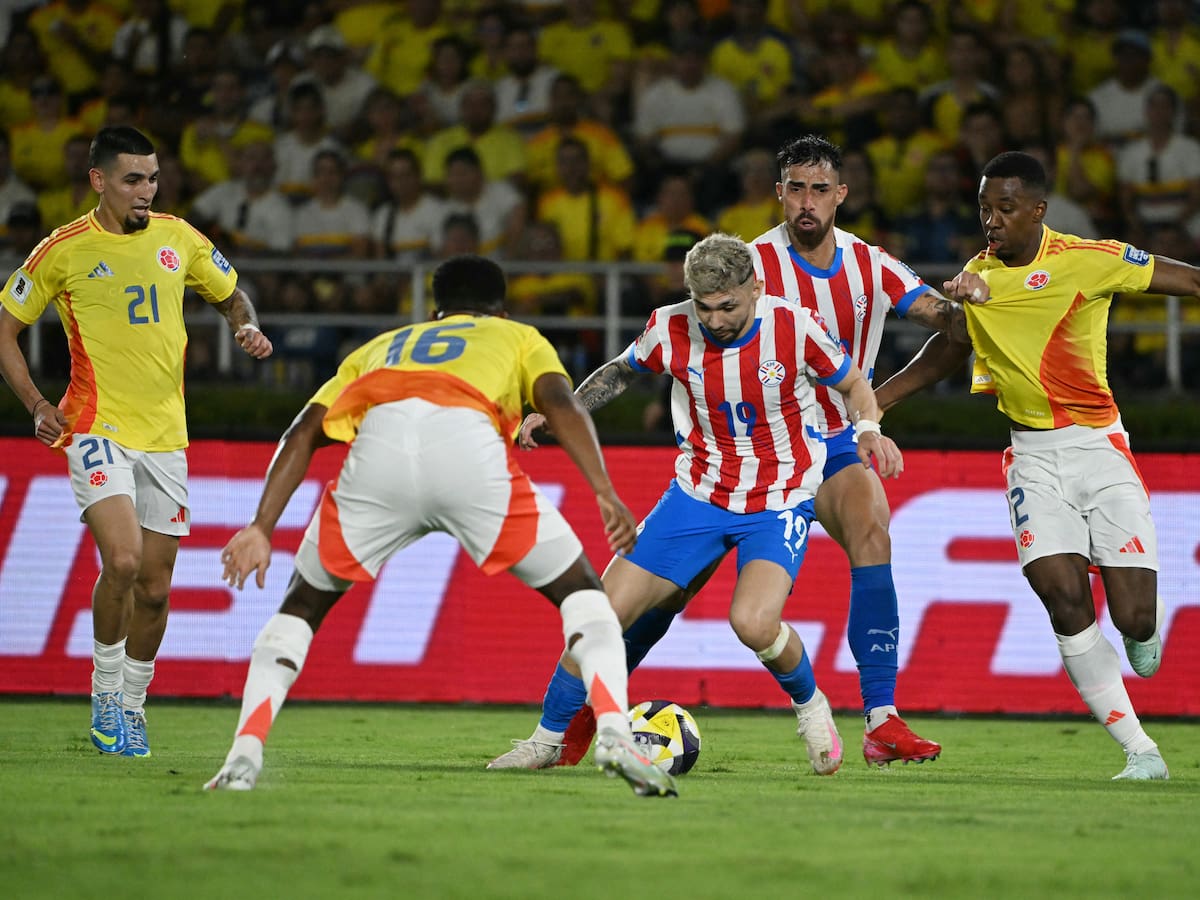 Colombia y Paraguay reparten puntos en Barranquilla en un atractivo partido de Eliminatorias