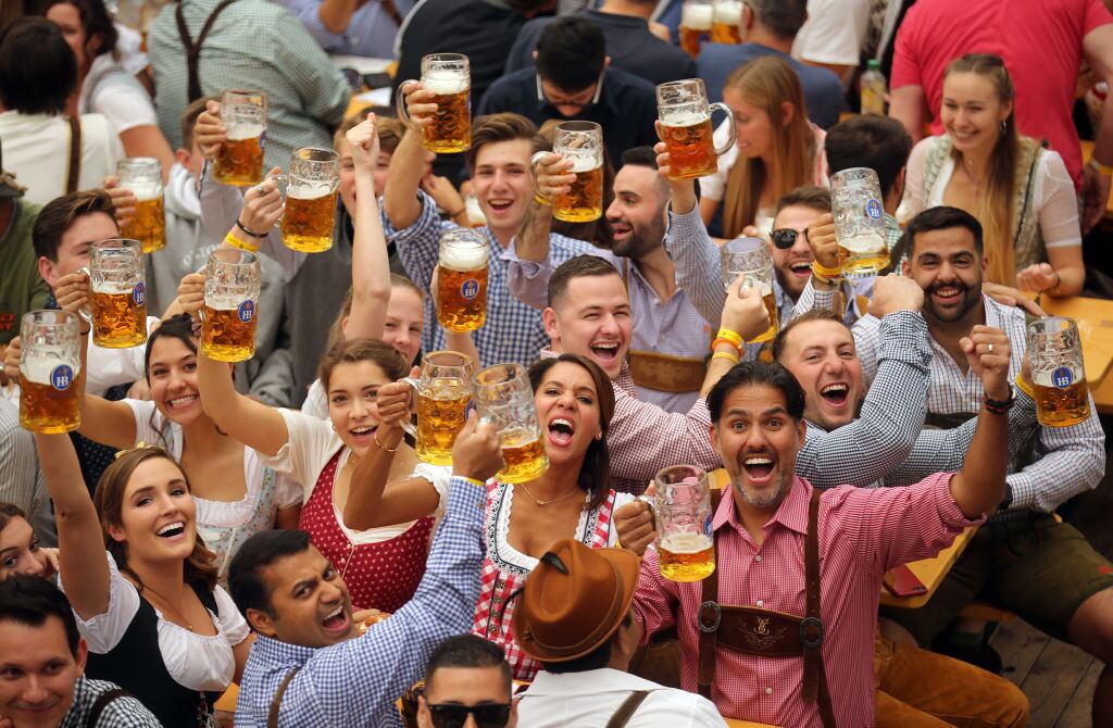 Los participantes en la Oktoberfest 2019 de Múnich