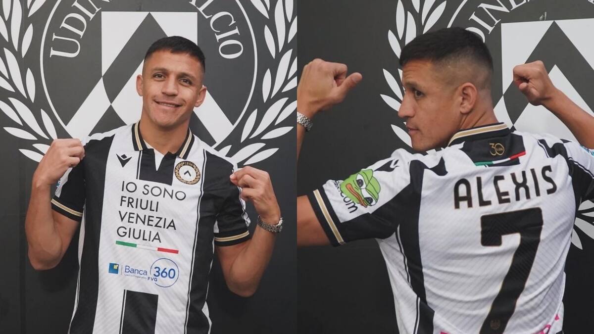 ¿Cuánto cuesta la camiseta que usará Alexis Sánchez en Udinese? El club ya empezó a vender la ‘7′ del tocopillano