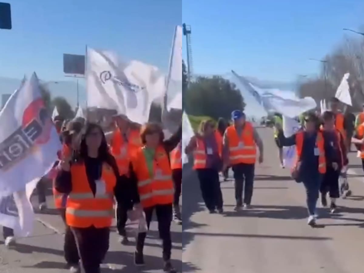 Profesores y trabajadores de la Educación marchan rumbo al Congreso: advierten posibles recortes presupuestarios