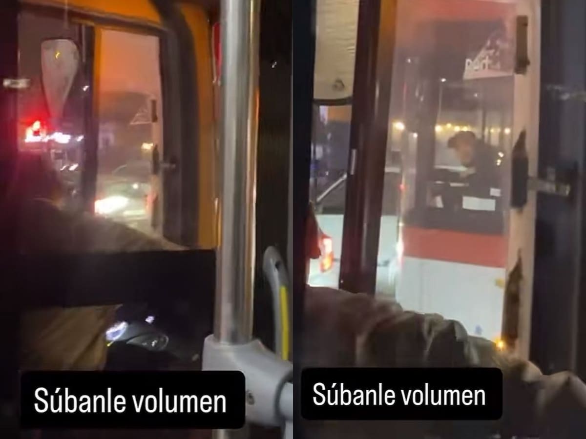 “¿Andai’ de día domingo?”: cruce entre conductores se hace viral tras mala maniobra de bus RED en Maipú
