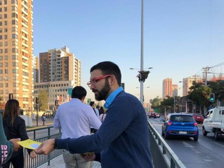 Diputado Crispi fue multado por repartir volantes sobre el sistema de AFP en La Florida
