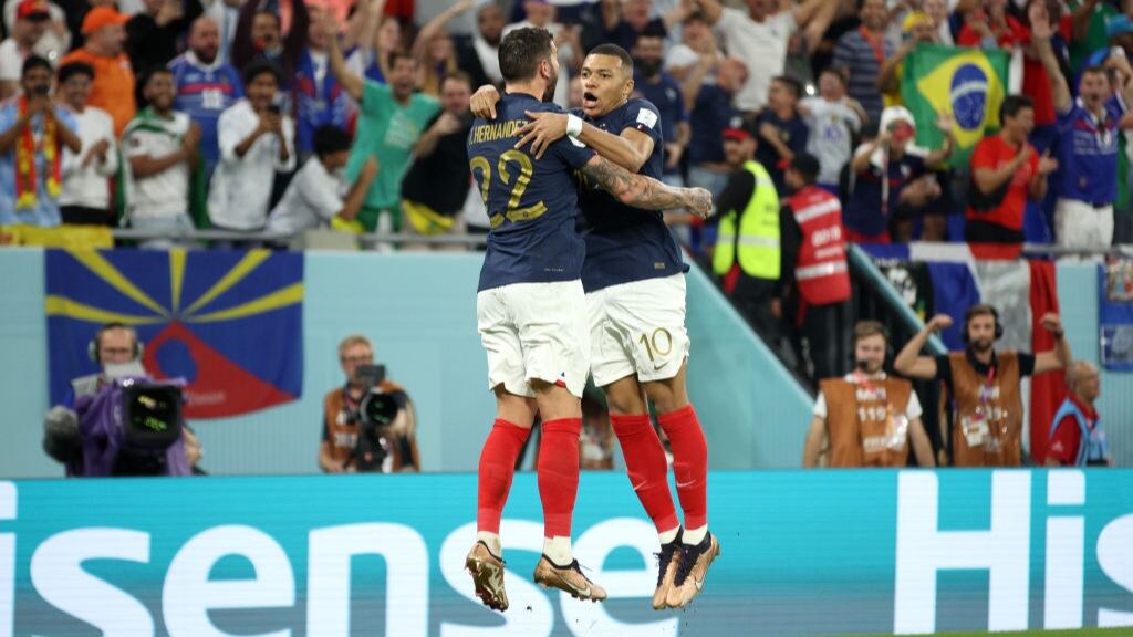 Kylian Mbappé lidera a Francia para vencer a Dinamarca y meterse en los octavos de final en Qatar 2022