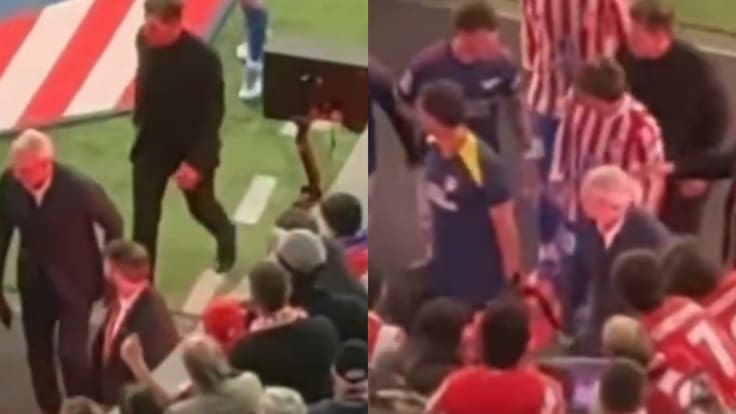 El momento de furia del “Cholo” Simeone tras empate en Champions League: el gesto que desató una pelea