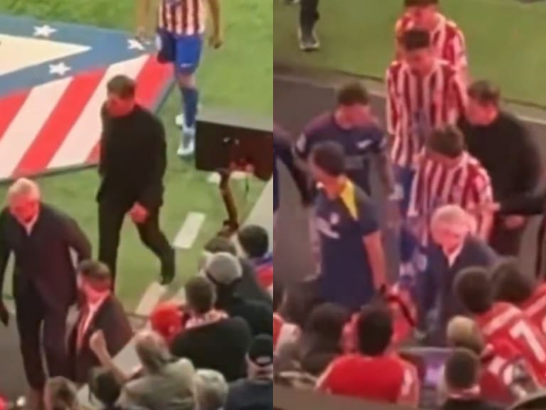 El momento de furia del “Cholo” Simeone tras empate en Champions League: el gesto que desató una pelea
