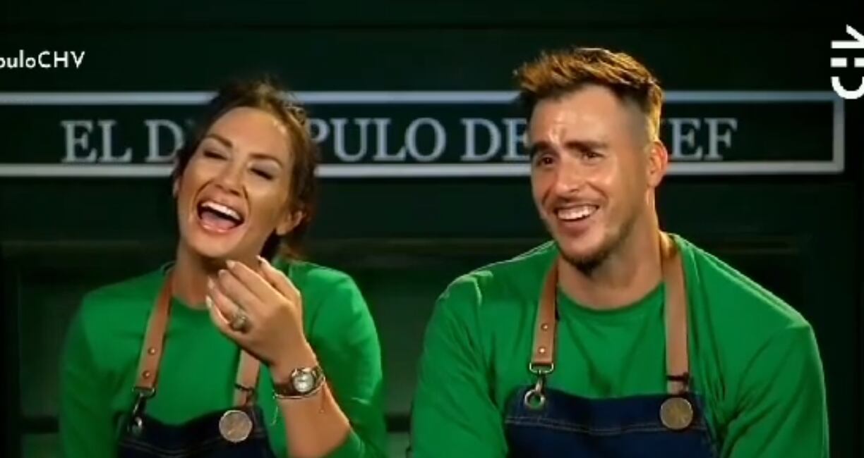 ¡Me tenís podrido!: Camilo Huerta se salió de quicio con Pamela Díaz en El Discípulo | Captura CHV