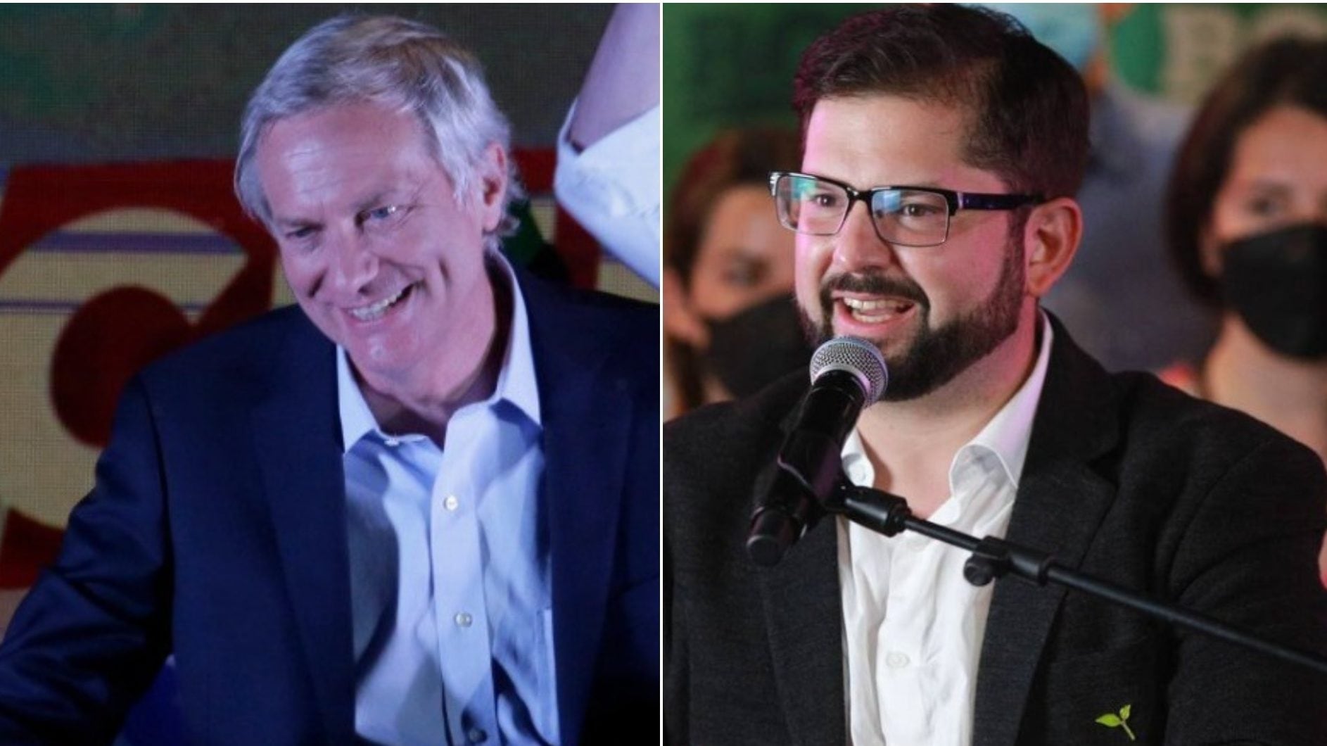 José Antonio Kast y Gabriel Boric