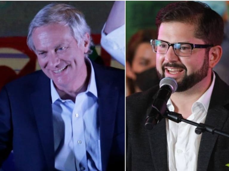 José Antonio Kast y Gabriel Boric