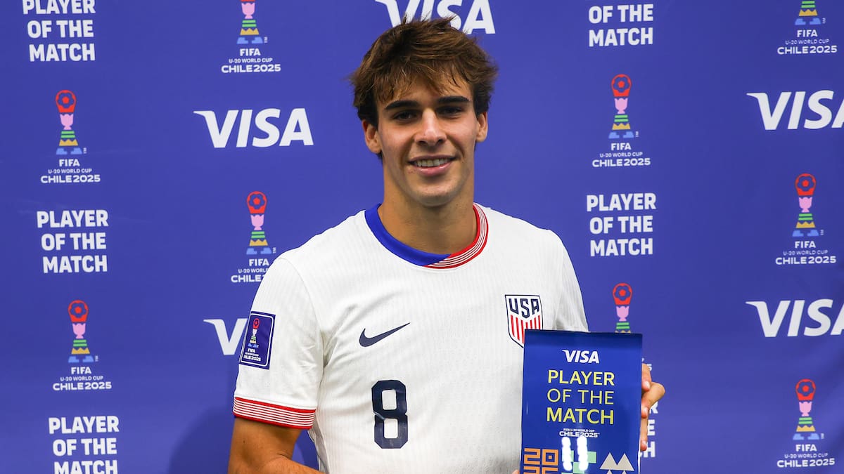 Benjamín Cremaschi, figura de Estados Unidos en el Mundial Sub 20
