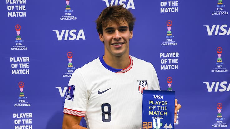 Benjamín Cremaschi, figura de Estados Unidos en el Mundial Sub 20