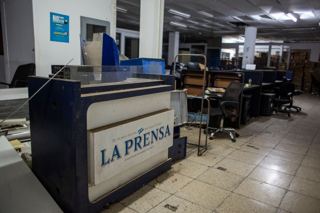 La policía allanó las oficinas del periódico La Prensa en Managua