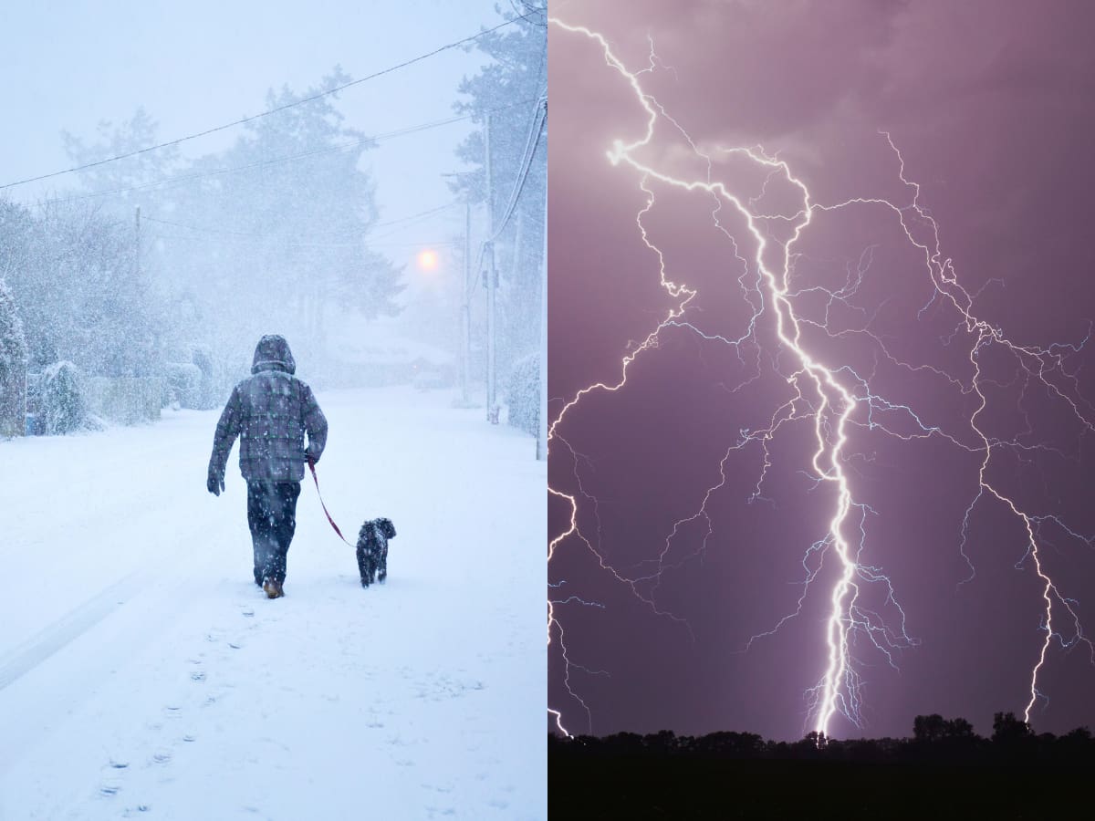 Nieve y tormentas eléctricas en Chile: Meteorología emite avisos para dos regiones del país