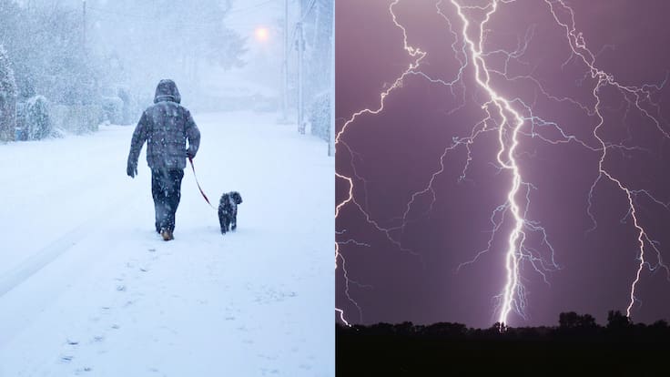Nieve y tormentas eléctricas en Chile: Meteorología emite avisos para dos regiones del país