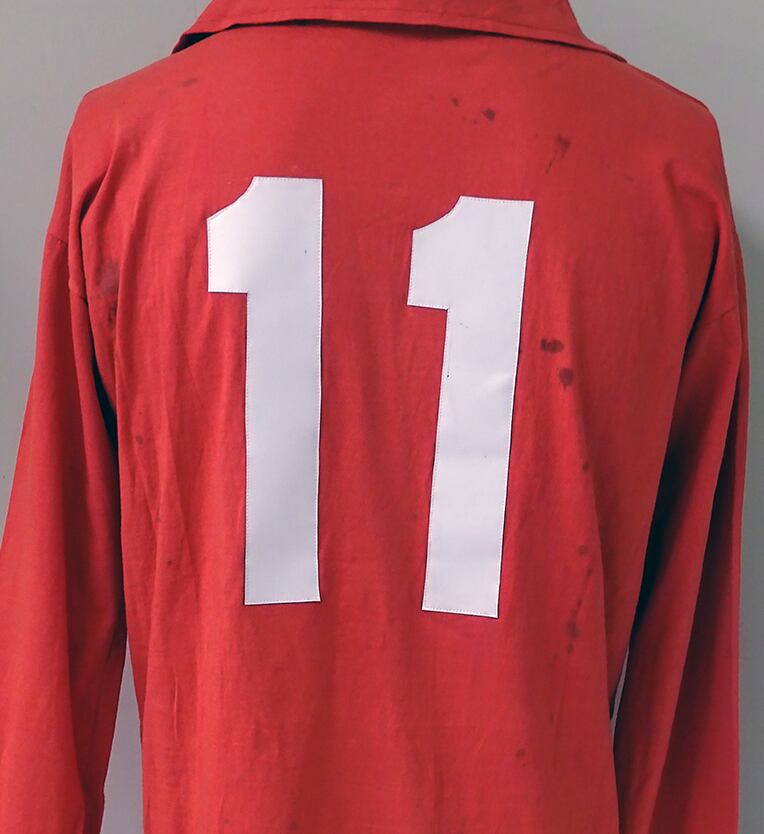 Camiseta usada por Leonel Sánchez en Chile 1962
