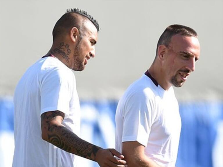 Franck Ribery se burló del pasado de Arturo Vidal