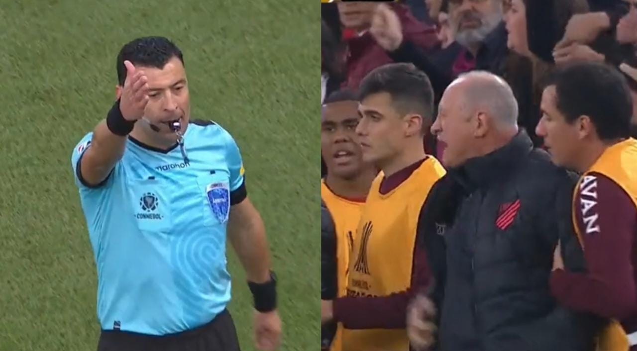 Scolari pierde el control y entre insultos arremete contra Roberto Tobar en Copa Libertadores
