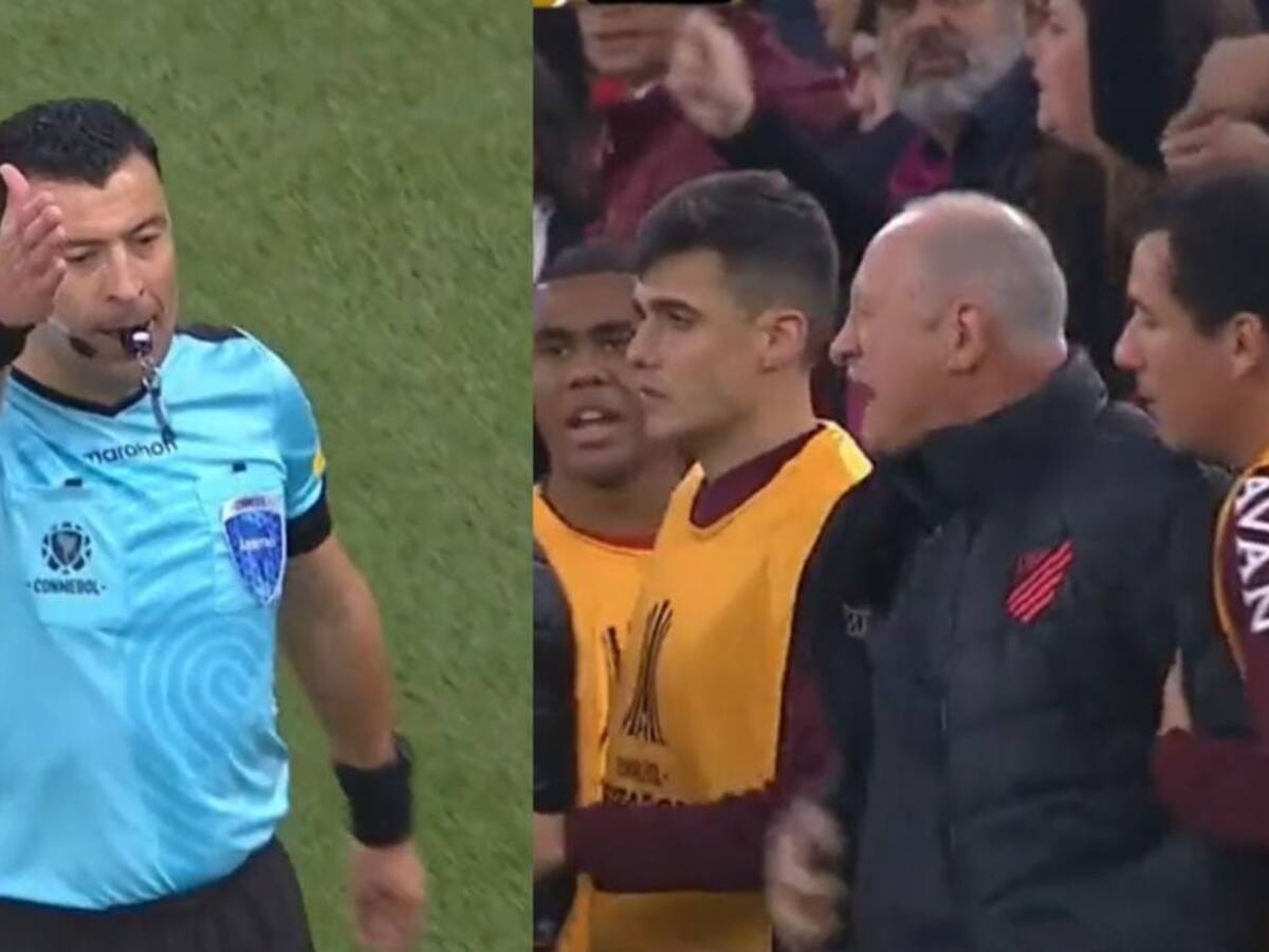 Scolari pierde el control y entre insultos arremete contra Roberto Tobar en Copa Libertadores