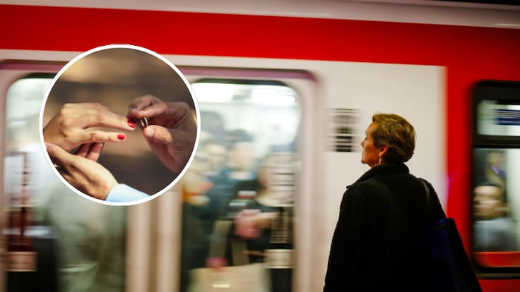 Desde mensajes románticos hasta peticiones de matrimonio: la iniciativa del Metro de Santiago por San Valentín