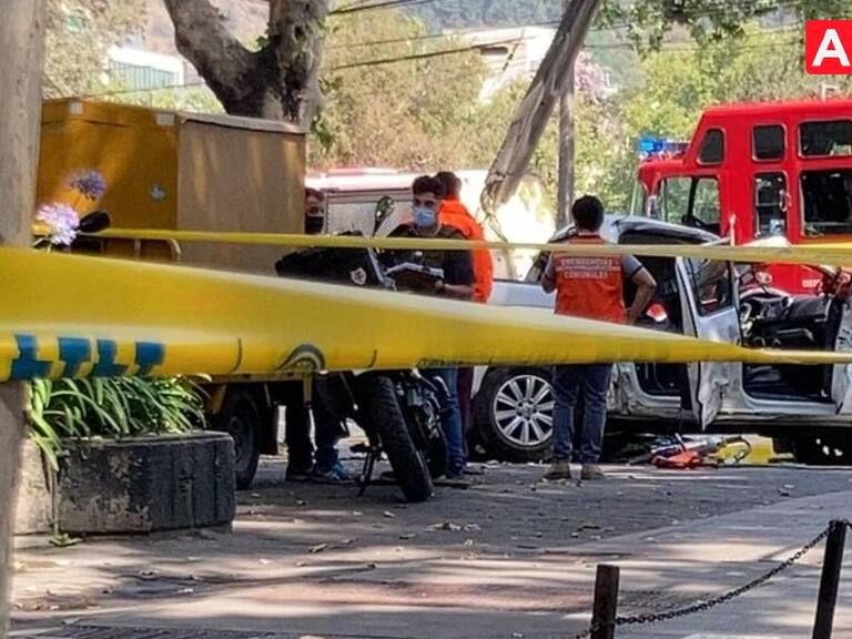 Accidente de tránsito en Providencia dejó dos fallecidas: Testigos señalaron que conductor iba a exceso de velocidad