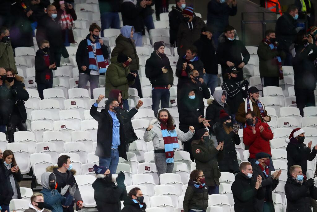 Retorno de los hinchas del West Ham United al Estadio Olímpico de Londres. (Getty Images)