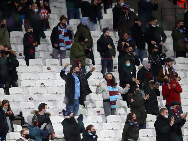 Retorno de los hinchas del West Ham United al Estadio Olímpico de Londres. (Getty Images)