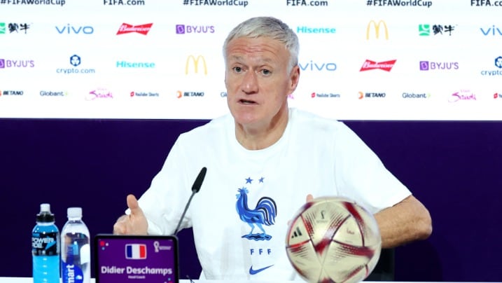 idier Deschamps reconoce que Francia será "visita" ante Marruecos: "Mis jugadores están avisados, hay un ambiente en contra"
