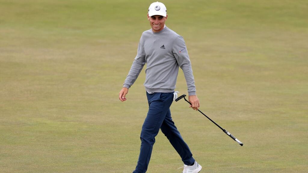 Joaquín Niemann cierra la primera ronda en el The Open entre los 20 mejores del torneo