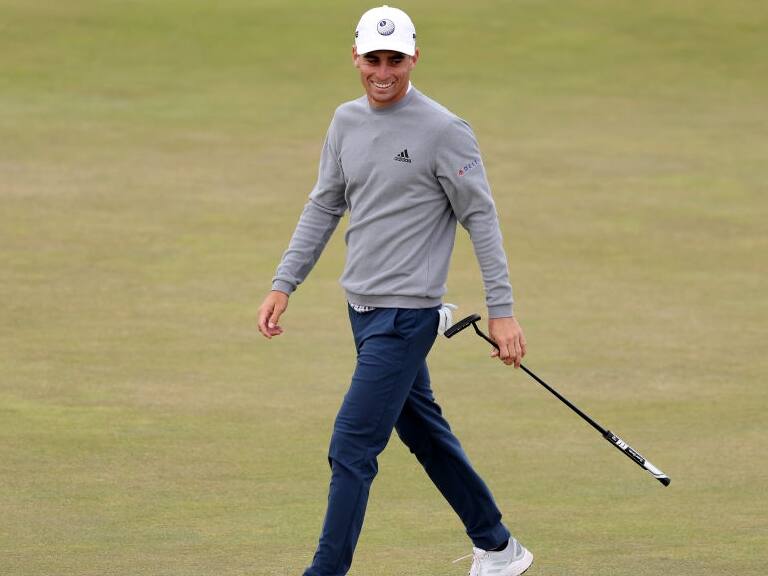 Joaquín Niemann cierra la primera ronda en el The Open entre los 20 mejores del torneo