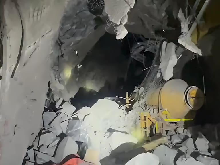 Liberan imágenes inéditas: así quedó la mina El Teniente tras fatal derrumbe donde murieron 6 mineros
