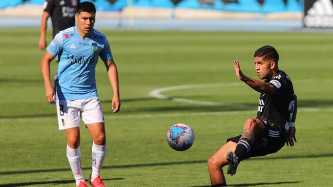 14 DE FEBRERO DE 2021/RANCAGUAIgnacio Jara (d), durante el partido valido por trigésima cuarta fecha del Campeonato Nacional AFP PlanVital 2020, entre OHiggins y Colo Colo, disputado en el Estadio El Teniente.
FOTO: SEBASTIAN ORIA/AGENCIAUNO