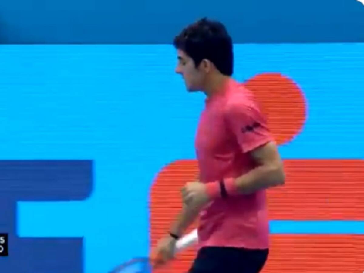 Pese a caer ante Thiem, Garin ganó un tremendo punto que fue aplaudido hasta por el propio austriaco