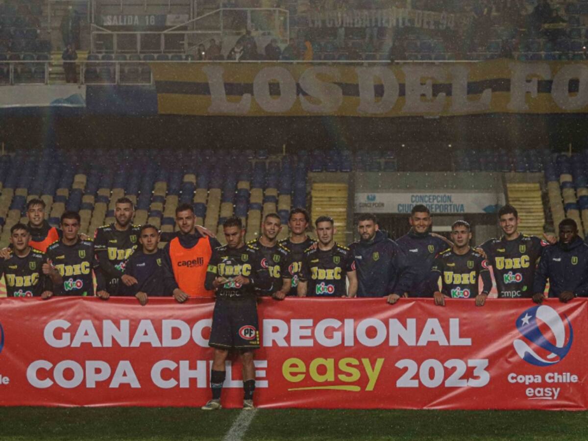 Una burla: el trofeo «reciclado» que recibió la Universidad de Concepción por ganar la zona sur de la Copa Chile 2023