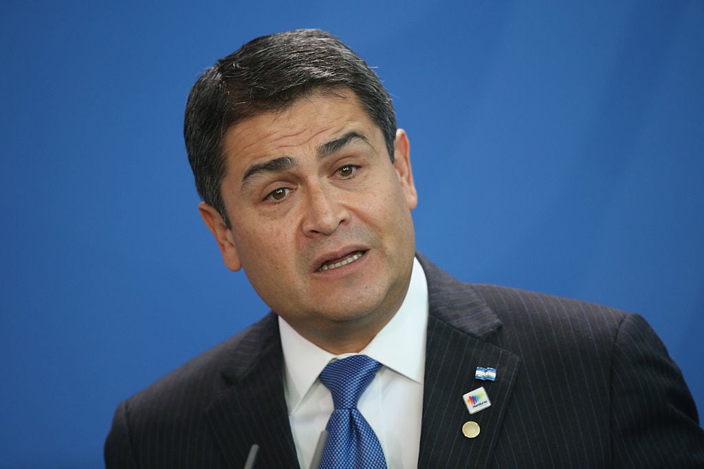 El expresidente hondureño Juan Orlando Hernandez