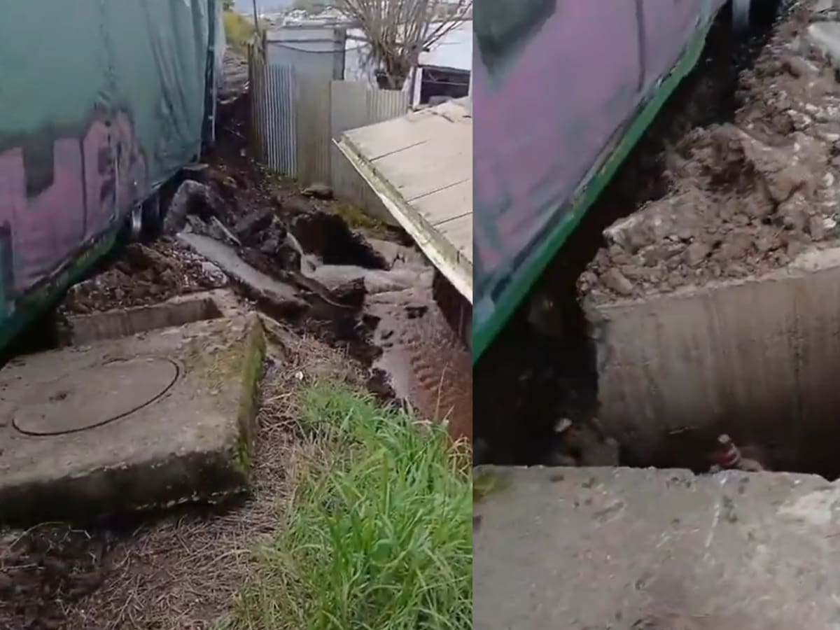 Más de 100 clientes sin agua en Lota tras descarrilamiento de tren: esto podría tardar la reposición