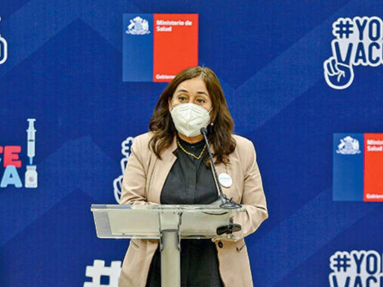 Ministra de salud María Begoña Yarza