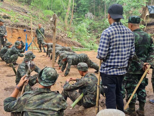 Los rebeldes del Ejército de Liberación Nacional Karen en Myanmar
