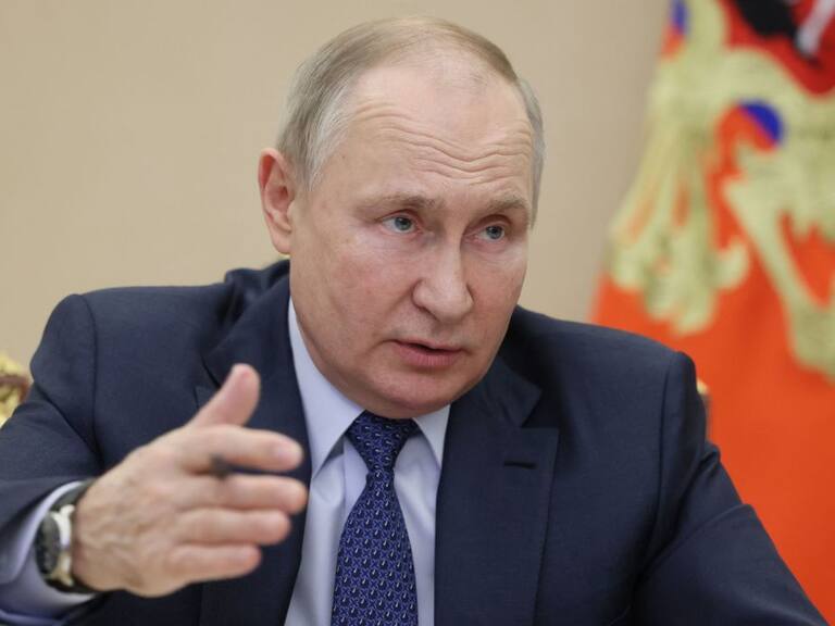El presidente de Rusia, Vladimir Putin, en una reunión en Moscú