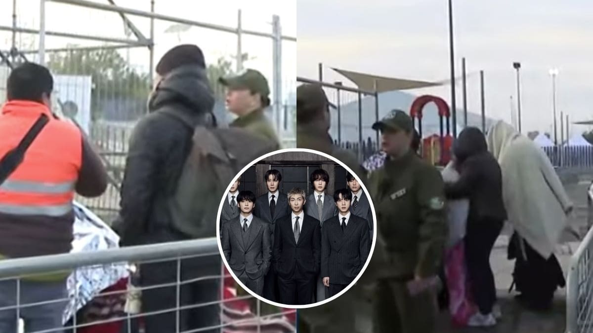 Tras denuncias por acampada afuera del Estadio Nacional: Carabineros interviene y fanáticas de BTS abandonan la fila