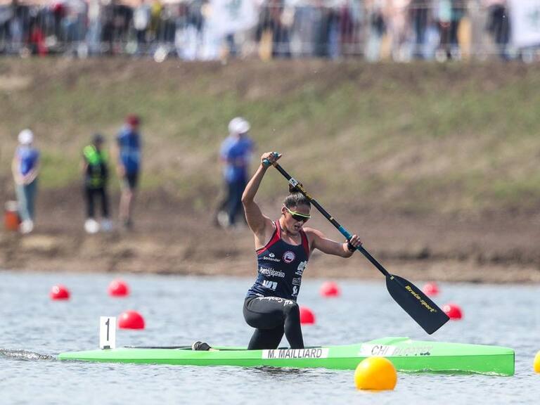 Se colgó más medallas: María José Mailliard ganó oro, plata y bronce en la Copa del Mundo de Canotaje