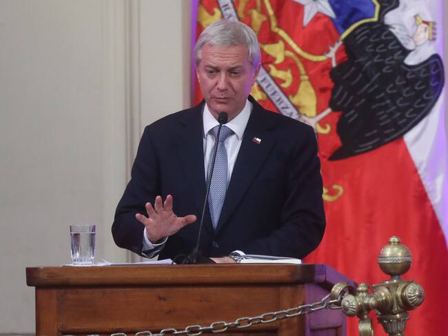 12 de enero de 2026 / SANTIAGO
El Presidente de la República, Gabriel Boric, encabeza la inauguración del Congreso Futuro 2026, que se realiza en el salon de Honor del ex Congreso Nacional. En la imagen, Jose Antonio Kast, presidente electo, se dirige a los asistentes.
FOTO: SEBASTIAN BELTRAN GAETE / AGENCIAUNO