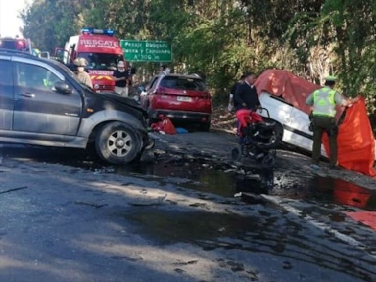Cinco víctimas fatales deja accidente vehicular en San Javier