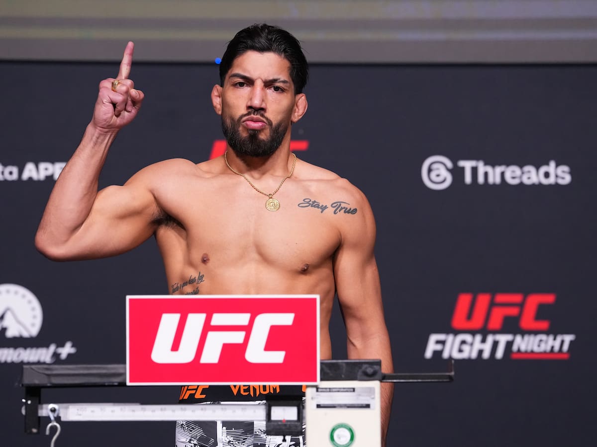 Un nuevo chileno llega a la UFC: cuándo, dónde y a qué hora ver el debut de Víctor “Psicosis” Valenzuela